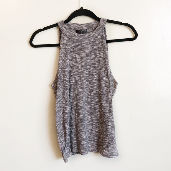 Topshop | Racer Ribbed Tank - Picture 1 of 2